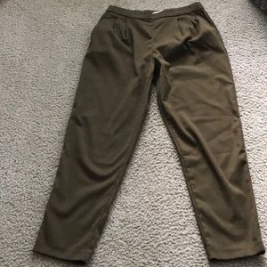Olive green h&m pants